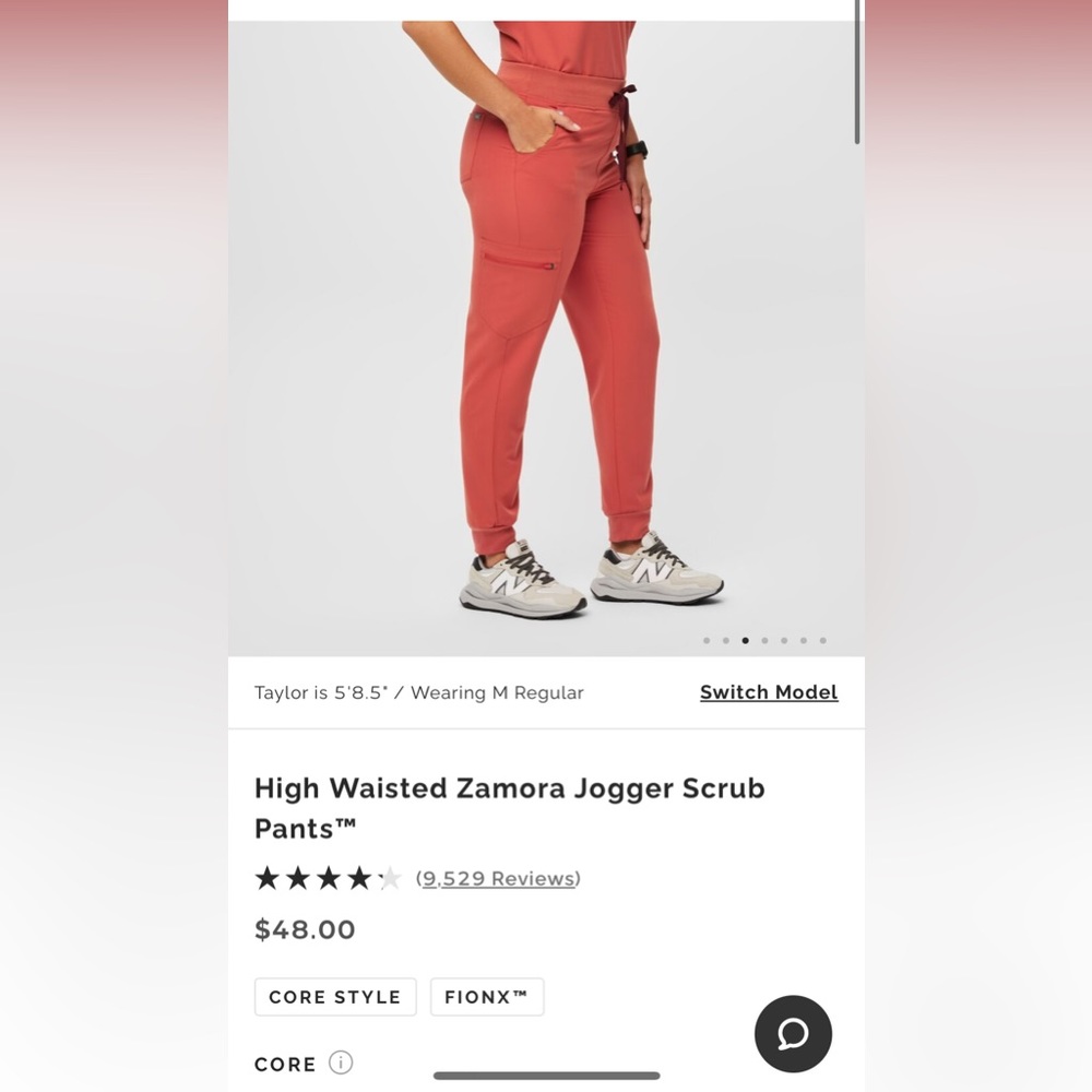 High Waisted Zamora Figs Scrubs